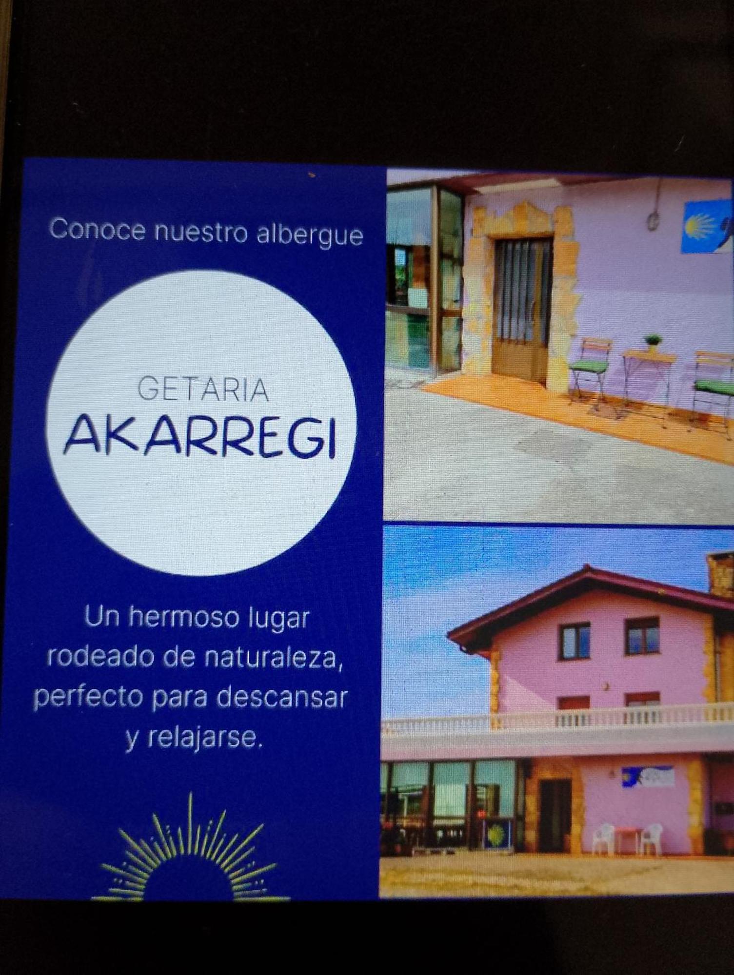 Akarregi-Kanpaia Albergue De Peregrinos Getaria Exterior foto